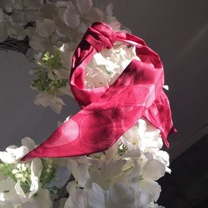 Coach pink scarf